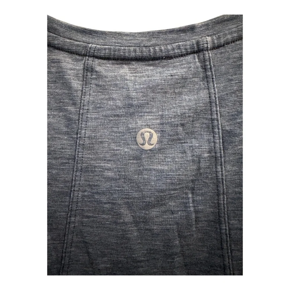 Lululemon Box It Out Tank, Size 8, Like New, Heathered Night Tide